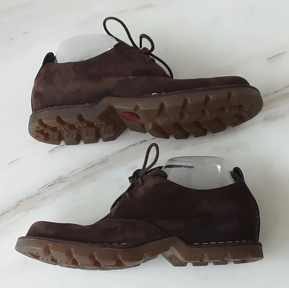 Cole Haan Country Brown Suede Nubuck Leather Lace Up Chukka Oxford Sz 8M